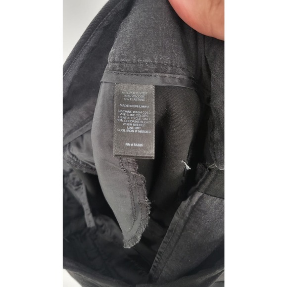 Express Editor Black Dress Pants Pockets Women's 4R - Picture 5 of 11